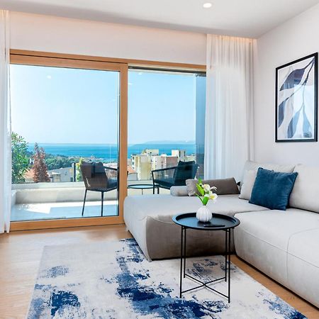 Luxury Adria Sea City & Mountain View Apartment マカルスカ エクステリア 写真