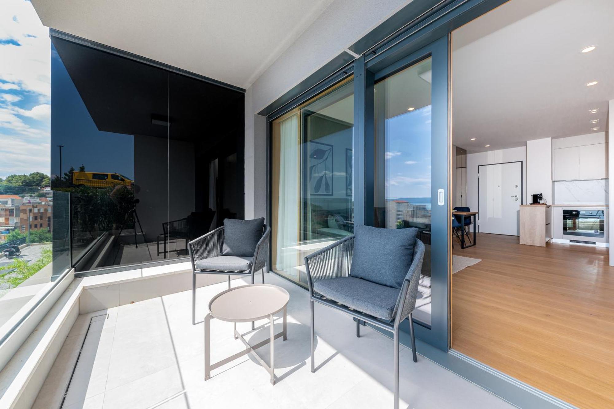 Luxury Adria Sea City & Mountain View Apartment マカルスカ エクステリア 写真