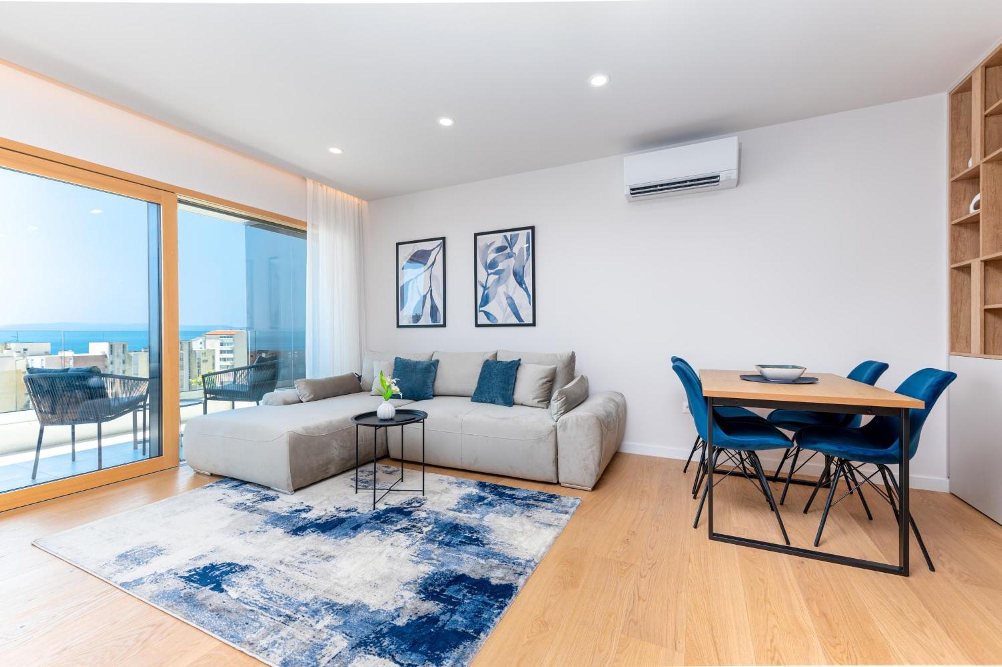 Luxury Adria Sea City & Mountain View Apartment マカルスカ エクステリア 写真