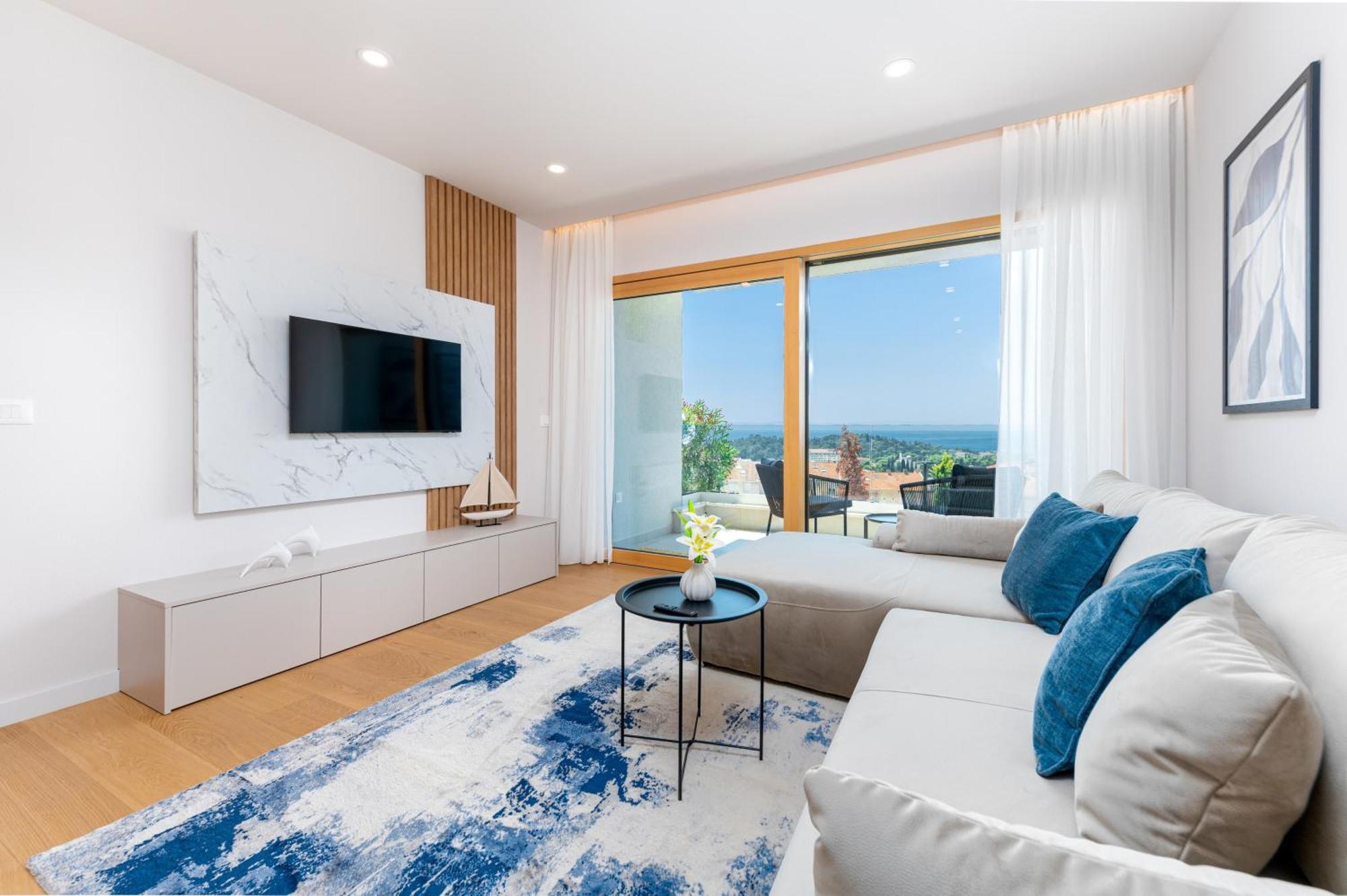 Luxury Adria Sea City & Mountain View Apartment マカルスカ エクステリア 写真